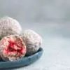 Palline cocco e lamponi