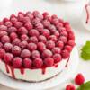 Cheesecake cioccolato bianco e lamponi