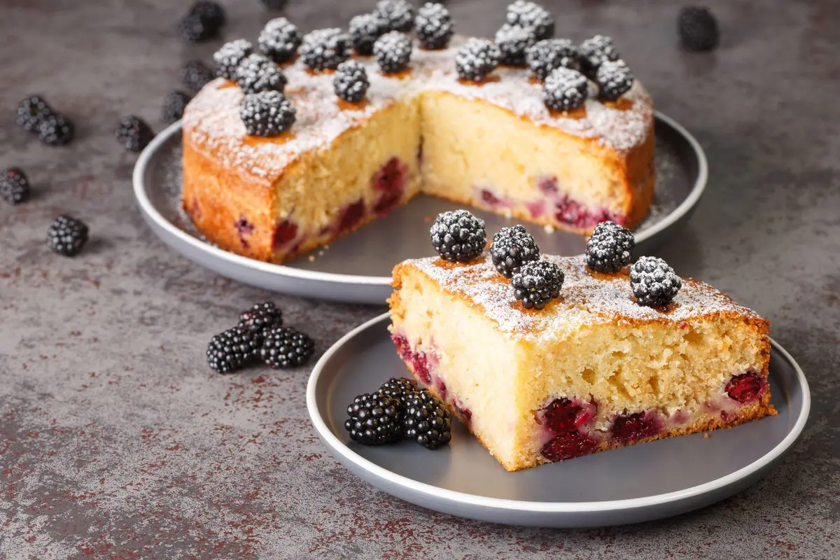 torta di more soffice