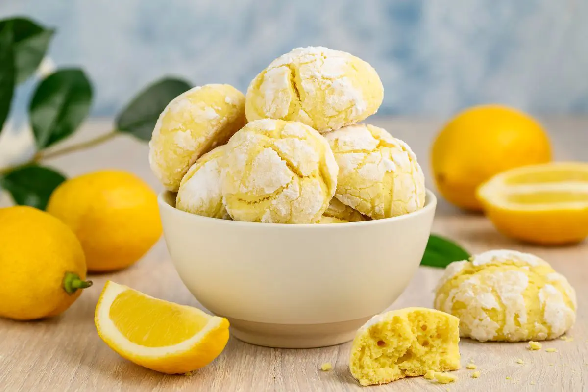 biscotti al limone in friggitrice ad aria
