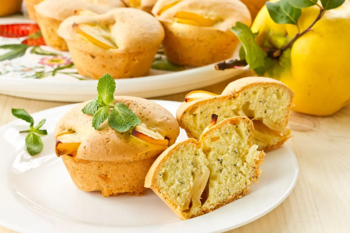 Muffin alle mele in friggitrice ad aria