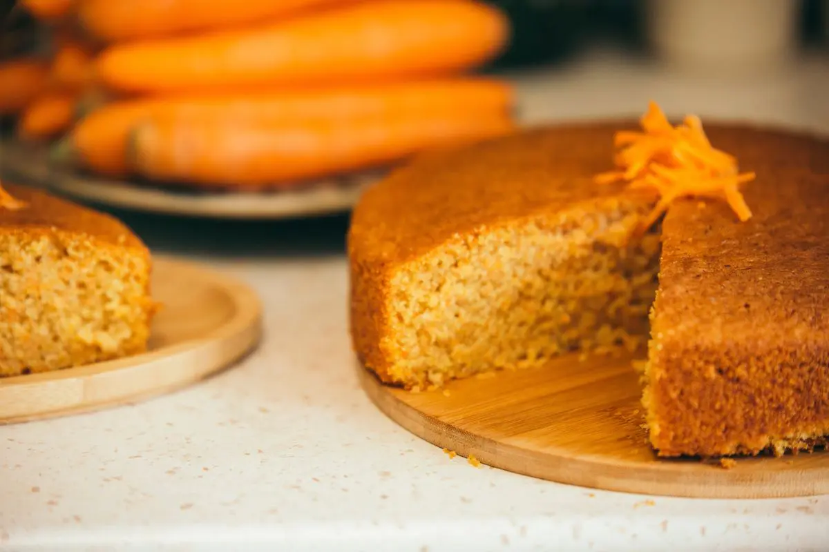 Torta di carote in friggitrice ad aria