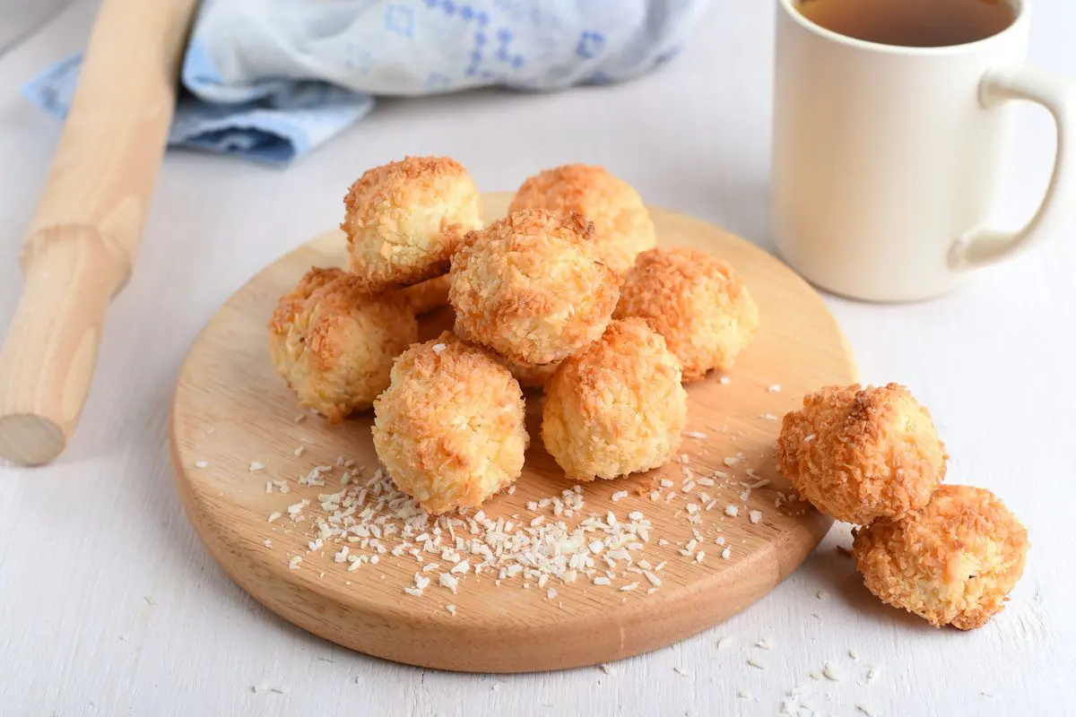 Biscotti al cocco in friggitrice ad aria
