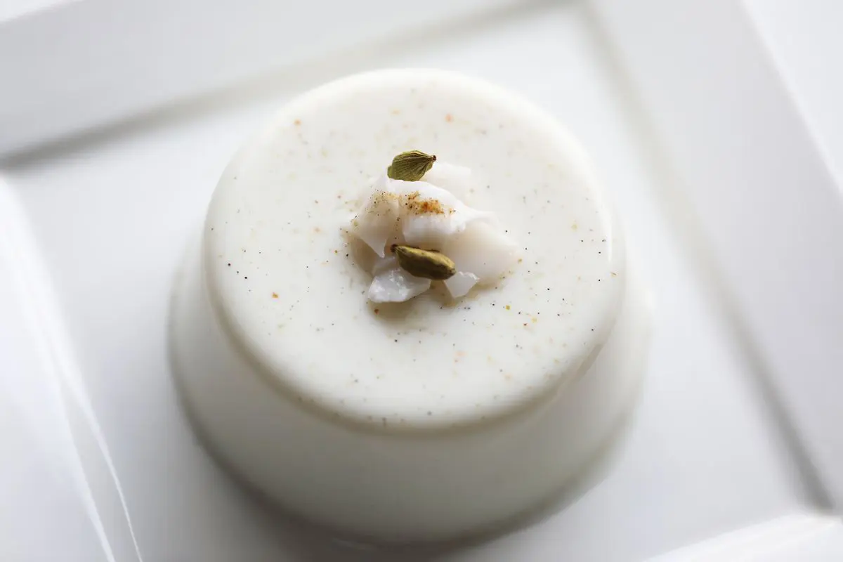 Panna cotta vegana
