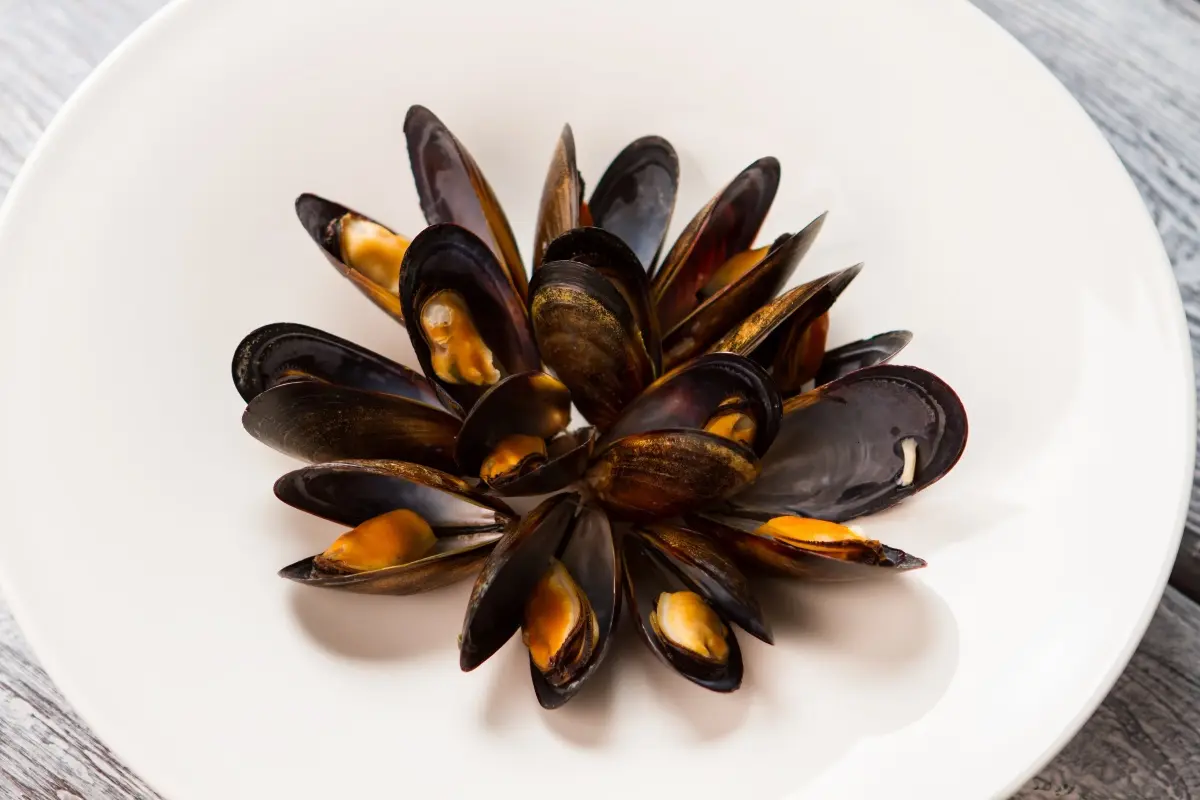 Una portata di cozze
