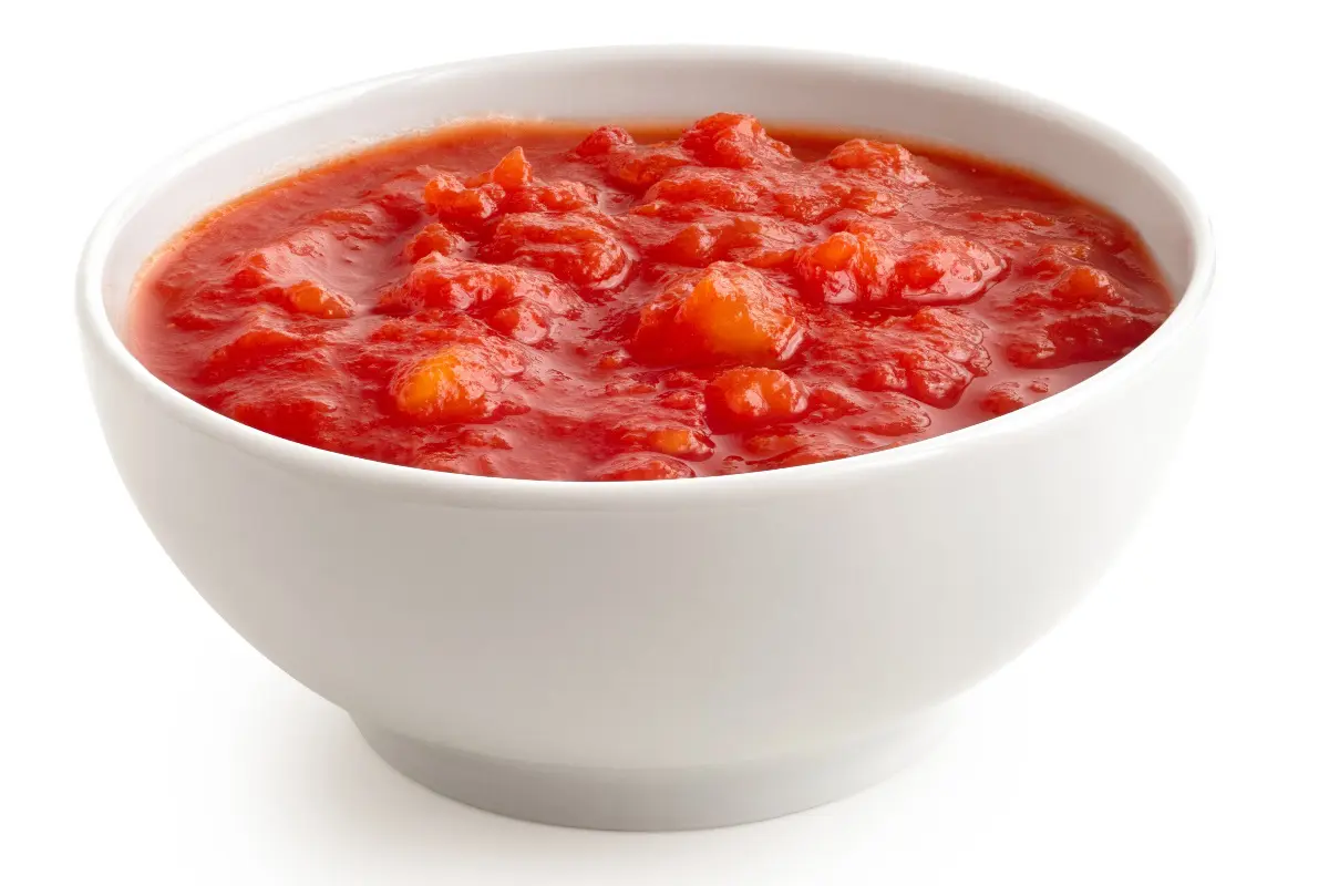 Polpa fresca fatta con pomodoro